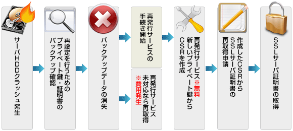 再発行サービス手続き図解